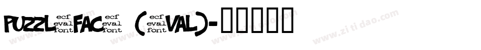 puzzleface (eval)字体转换